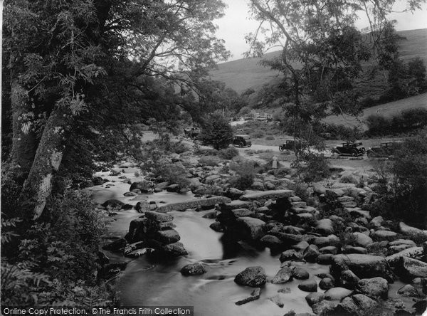 Photo of Dartmeet, River From Bridge c.1939