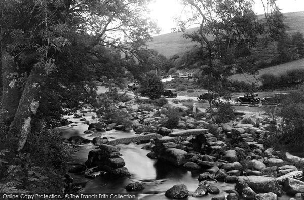 Photo of Dartmeet, River From Bridge c.1940