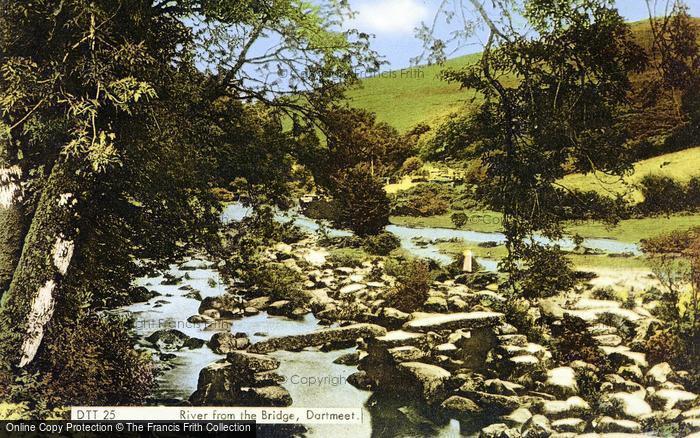 Photo of Dartmeet, River From Bridge c.1940