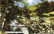 River From Bridge c.1940, Dartmeet