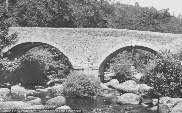 Photo of Dartmeet, The Bridge c.1955