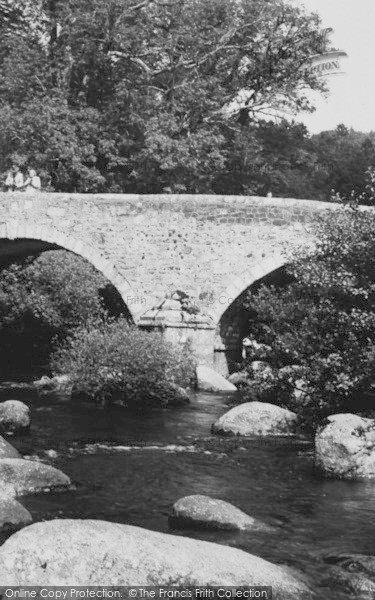 Photo of Dartmeet, The Bridge c.1960