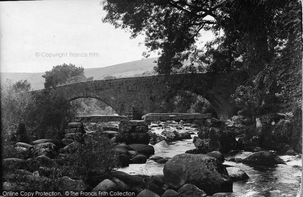 Photo of Dartmeet, The Bridges c.1939