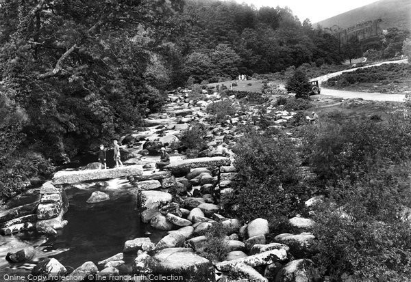 Photo of Dartmeet, The Clapper Bridge 1925