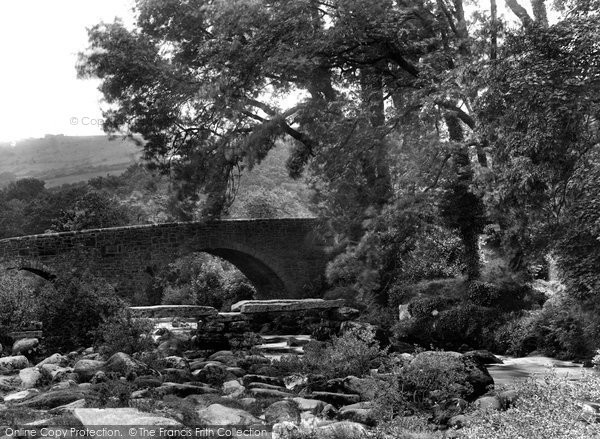 Photo of Dartmeet, The Two Bridges 1925