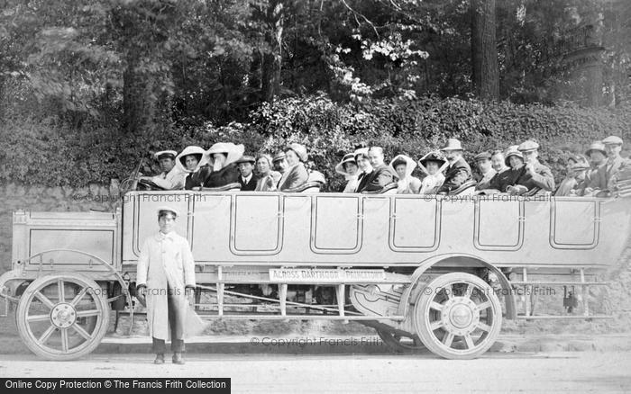 Photo of Dartmoor, A Charabanc c.1912