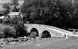 Dartmeet Bridge And Cottage 1890, Dartmoor