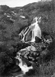Doe Tor Waterfall 1910, Dartmoor