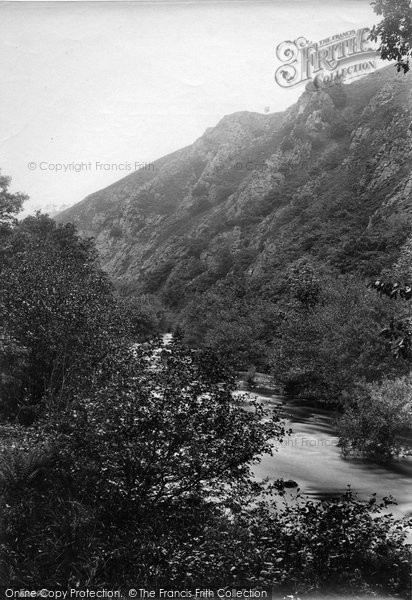 Photo of Dartmoor, Fingle Glen, Sharp Tor 1910