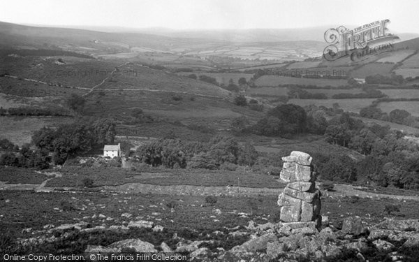 Photo of Dartmoor, From Bowerman's Nose Tor c.1930