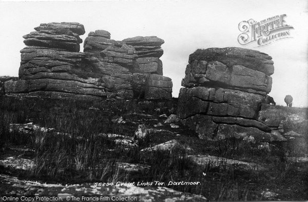 Photo of Dartmoor, Great Links Tor 1906