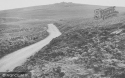 Hookney Tor Near Grimspound 1922, Dartmoor