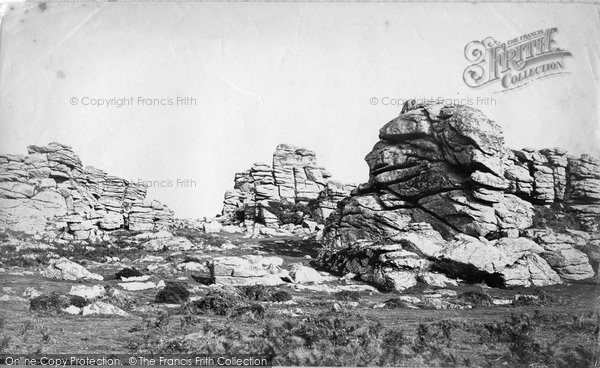 Photo of Dartmoor, Hound Tor c.1869