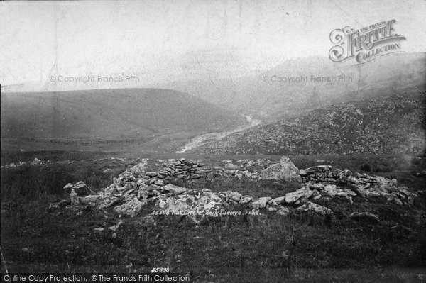 Photo of Dartmoor, Hut Circle, Tavy Cleave 1906