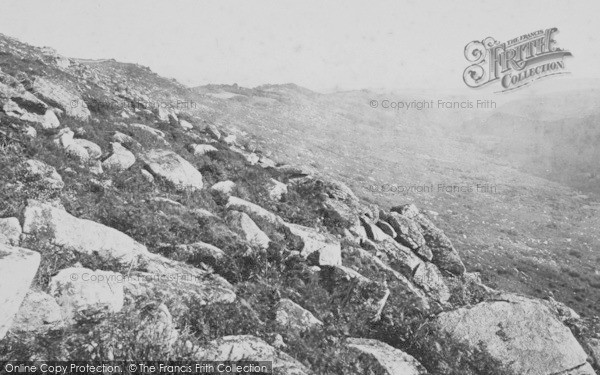 Photo of Dartmoor, Lustleigh Cleave From Ravens Tower c.1869