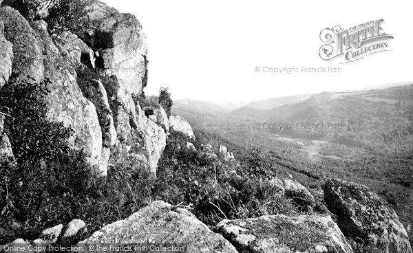 Photo of Dartmoor, Lustleigh Cleave From Ravens Tower c.1871