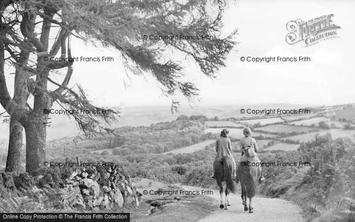 Photo of Dartmoor, Morning Ride, Hound Tor c.1950