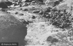 River Below Becky Falls c.1955, Dartmoor