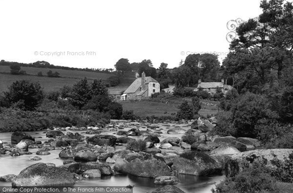 Photo of Dartmoor, River Dart, Dartmeet Bridge 1890