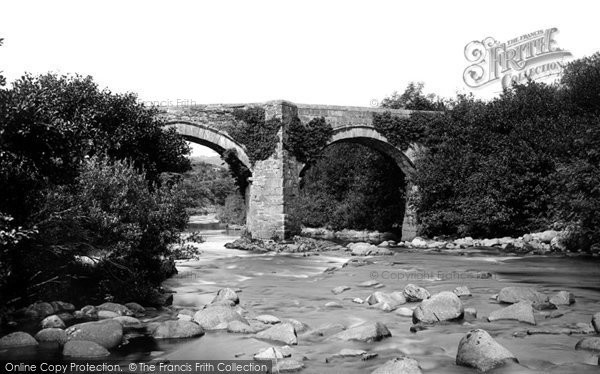 Photo of Dartmoor, River Dart, New Bridge 1890