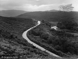 Road Over Moor Near New Bridge 1925, Dartmoor