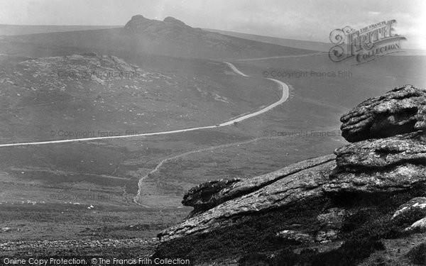 Photo of Dartmoor, Saddle Tor And Heytor From Rippon Tor 1927