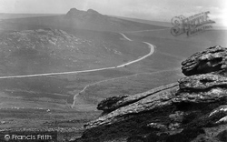 Saddle Tor And Heytor From Rippon Tor 1927, Dartmoor