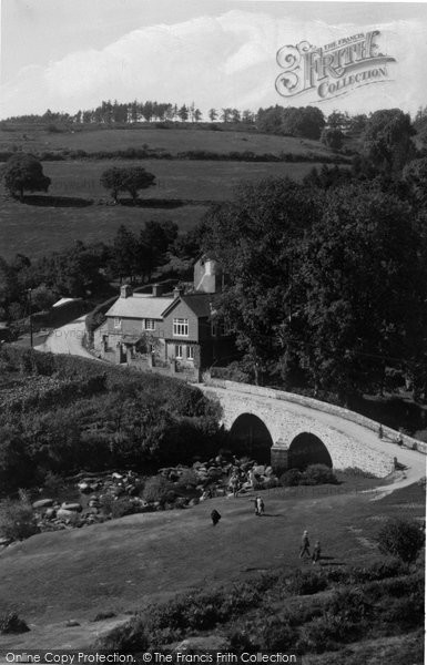 Photo of Dartmoor, The Hotel And  Bridge c.1930