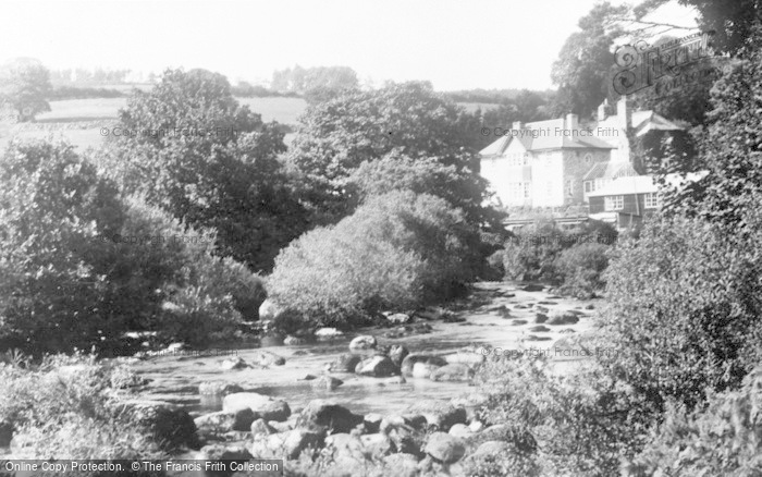 Photo of Dartmoor, The River And Hotel, Dartmeet c.1930