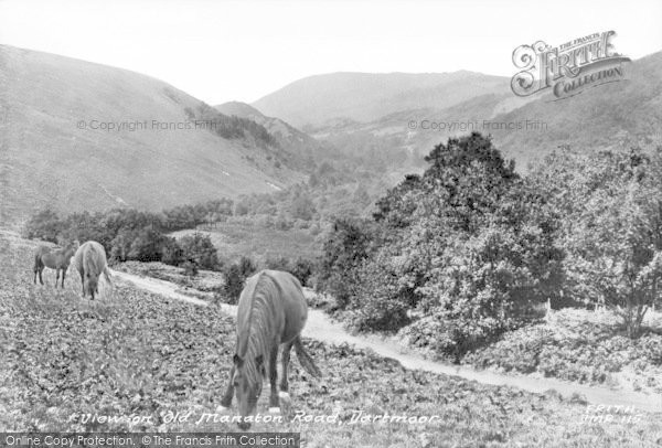 Photo of Dartmoor, Veiw On Old Manaton Road c.1960
