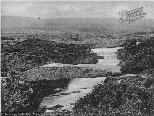 Photo of Dartmoor, Wellabrook Bridge c.1880