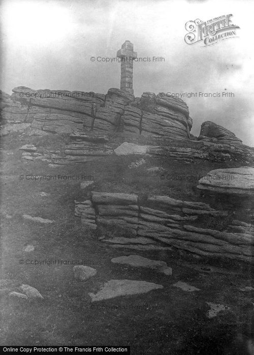 Photo of Dartmoor, Widgery Cross, Bra Tor 1906