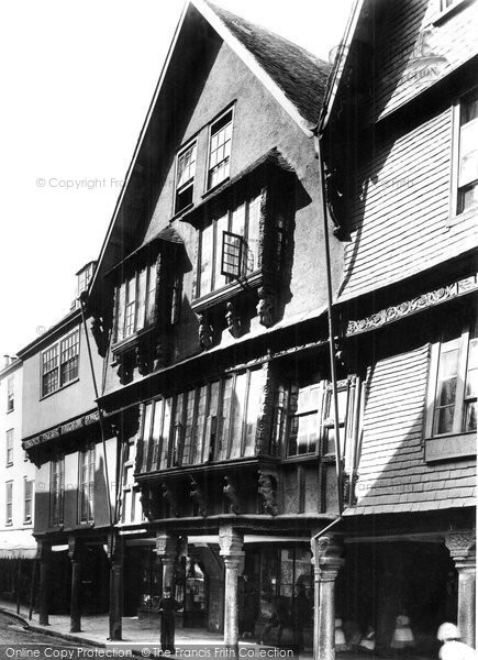 Photo of Dartmouth, Butterwalk 1889