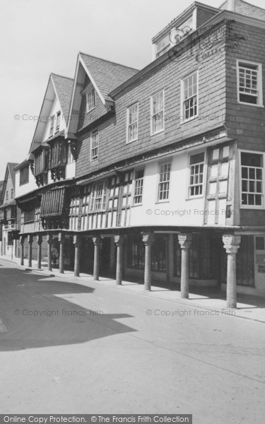 Photo of Dartmouth, Butterwalk 1955