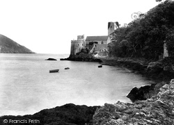 Castle And Mouth Of Dart c.1885, Dartmouth