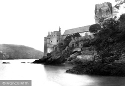Castle And St Petrox Church 1889, Dartmouth