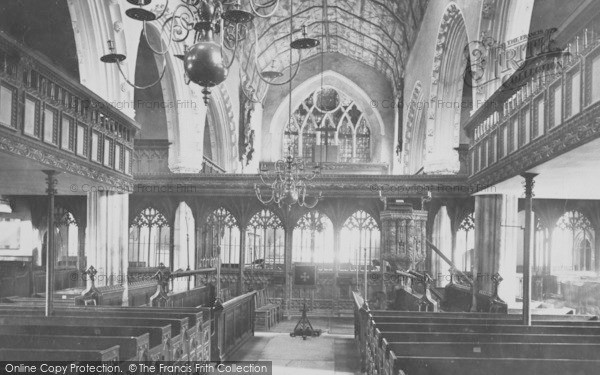Photo of Dartmouth, Church Interior 1889