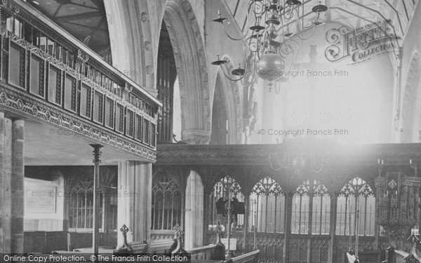 Photo of Dartmouth, Church Interior 1894