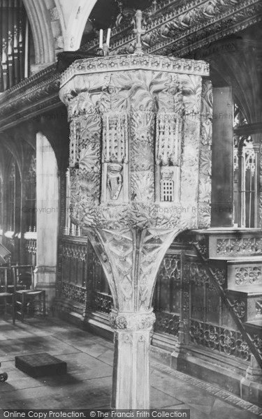 Photo of Dartmouth, Church Pulpit 1890