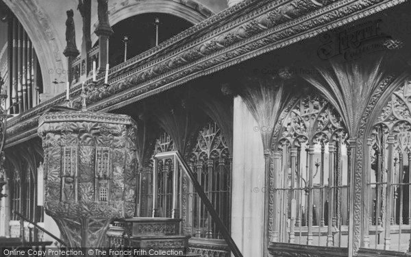 Photo of Dartmouth, Church Screen 1896