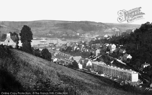Photo of Dartmouth, From Fair View Road c.1874
