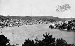 General View Showing The Britannia Floating Naval College c.1895, Dartmouth