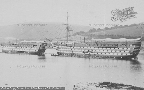 Photo of Dartmouth, HMS Britannia c.1890
