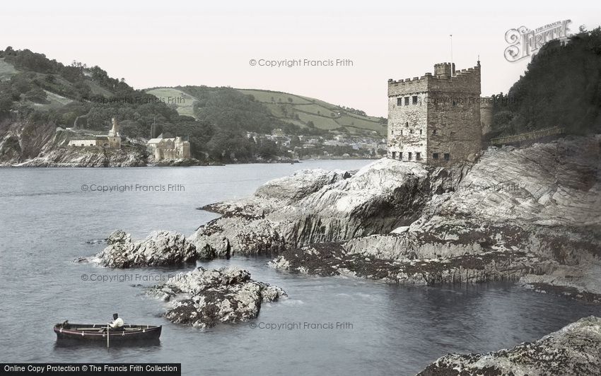 Dartmouth, Kingswear Castle and Dartmouth Castle c1875