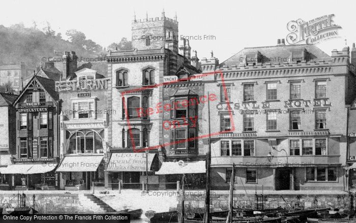 Photo of Dartmouth, Quay And Castle Hotel 1899
