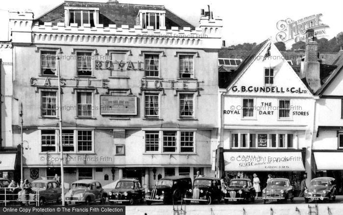Photo of Dartmouth, Royal Castle Hotel And The Royal Dart Stores 1959