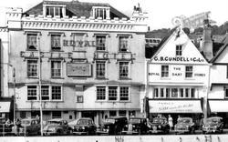 Royal Castle Hotel And The Royal Dart Stores 1959, Dartmouth