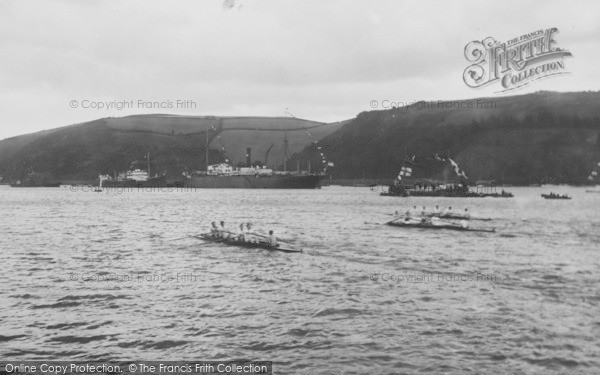 Photo of Dartmouth, Sailing On The River 1918
