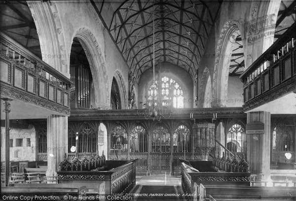 Photo of Dartmouth, St Saviour's Church, Interior 1896
