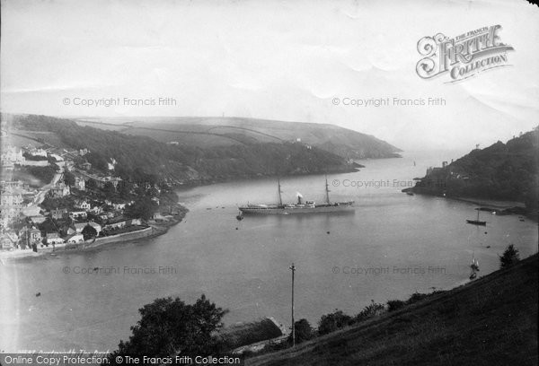Photo of Dartmouth, The Dart From Dyer's Hill 1889
